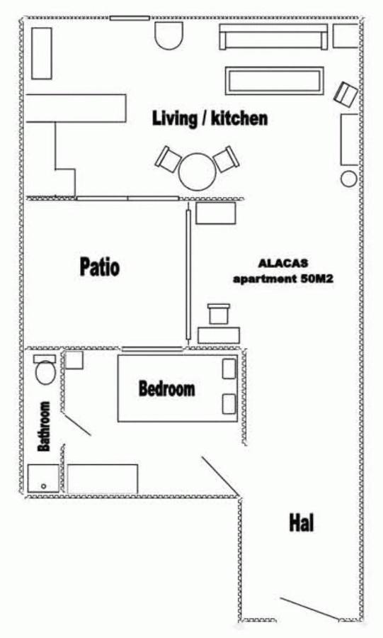 Apartment Alacas Sevilla Exteriör bild